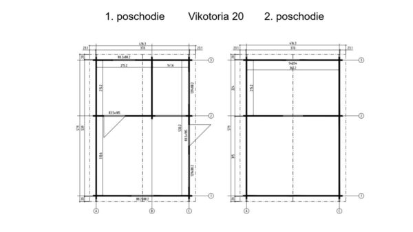 Viktoria 20 pôdorys chaky